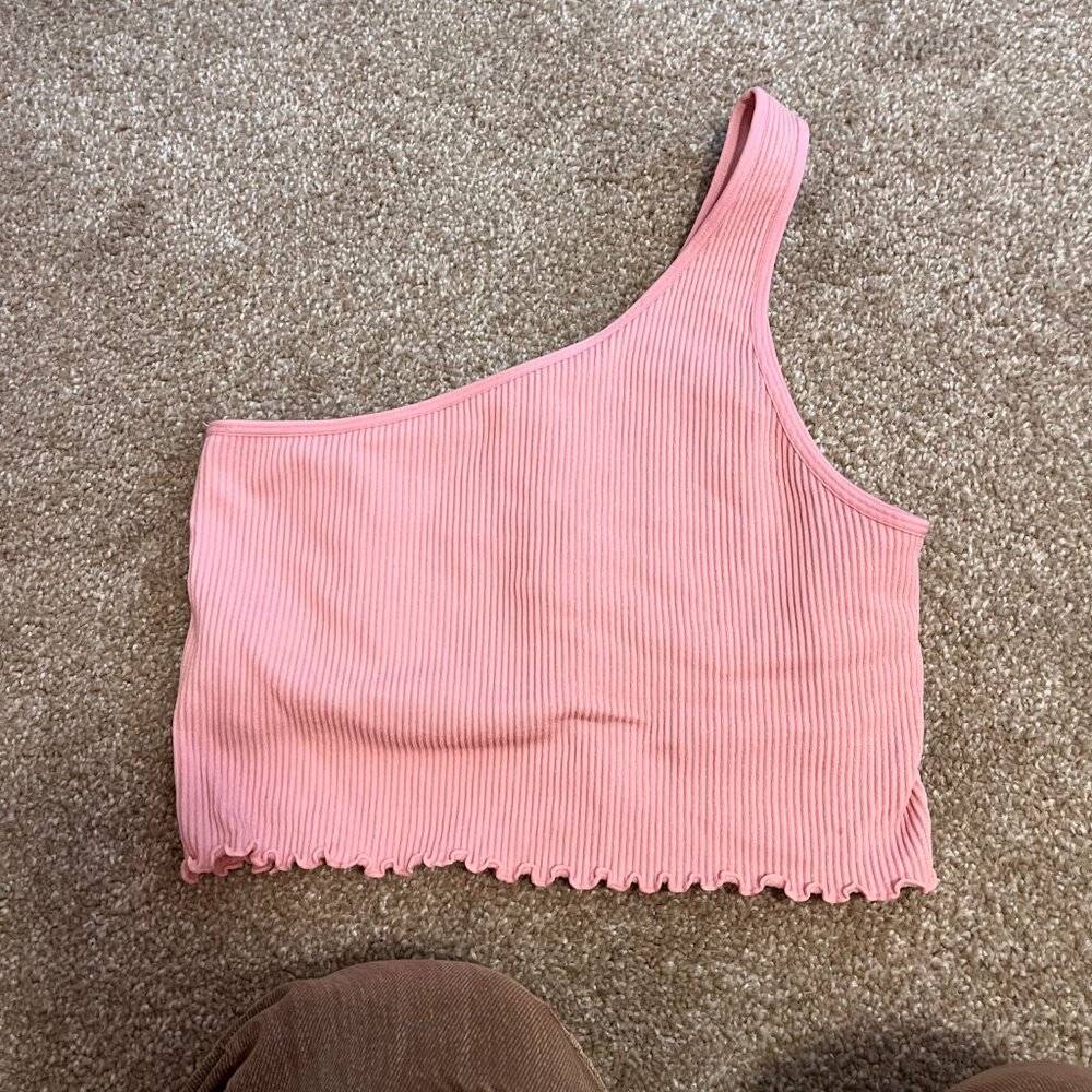 Pink Spirtual Gangster Workout Top M/L